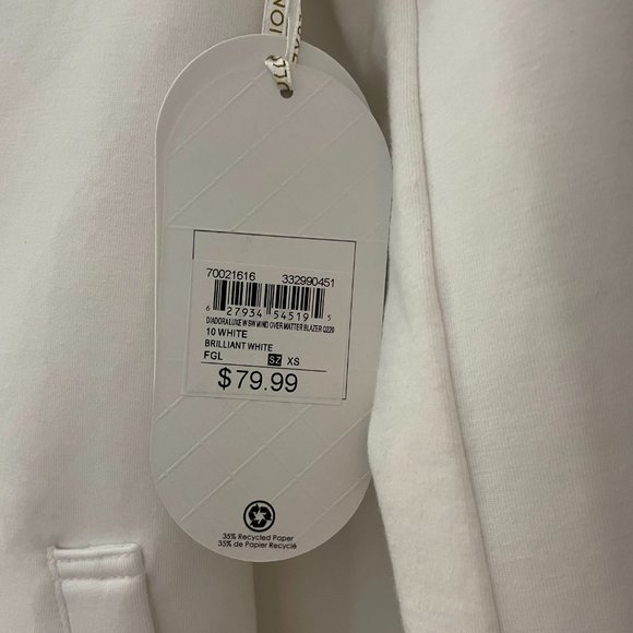 Diadora Luxe Collection white blazer - Picture 5 of 7